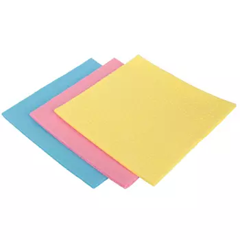 Набор салфеток для кухни губчатых 3 шт, 15,5х16 см, цветные, GRIFON