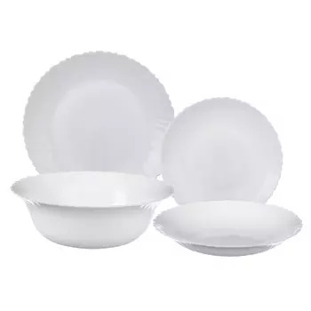 Набор столовой посуды 13 предметов, опаловое стекло, MILLIMI