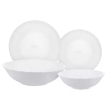 Набор столовой посуды 19 предметов, MILLIMI "Бьянко"