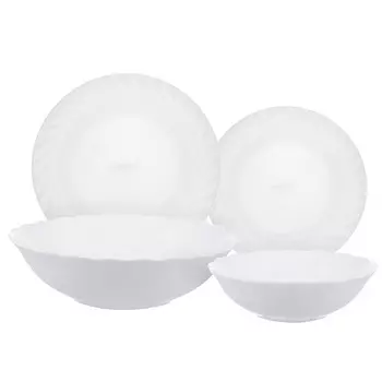 Набор столовой посуды 19 предметов, MILLIMI "Бьянко"