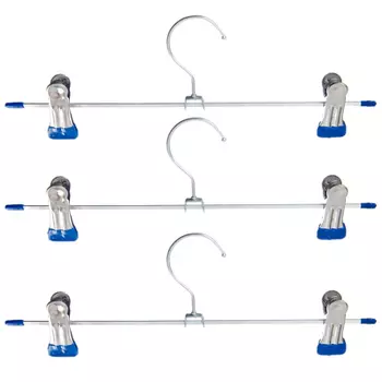 Набор вешалок для брюк 3шт, сталь
