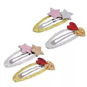 Набор зажимов для волос 2 шт., 2 дизайна