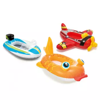 Надувная лодка для детей INTEX 59380 107х69см для 3-6 лет, 3 вида