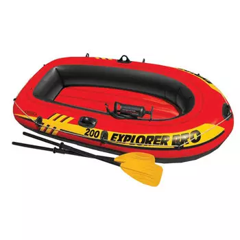 Надувная лодка INTEX 58357 Исследователь про 200 с аксессуарами, 195х101х33см
