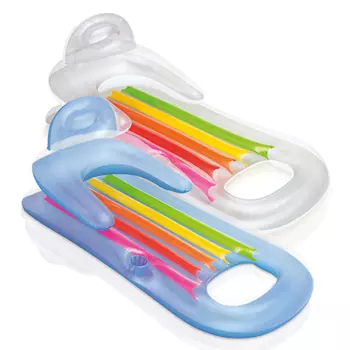 Надувной матрас-кресло INTEX 58802 с окном 160x85 см в 2 цветах