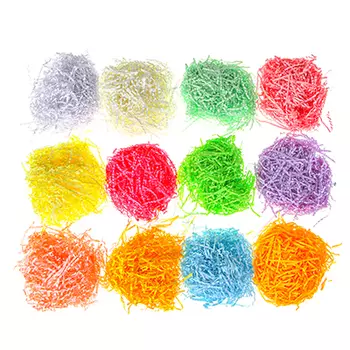 Наполнитель бумажный декоративный, 15 гр, 12 цветов