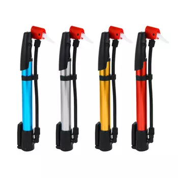 Насос велосипедный, шредер, преста, 32,5х2,7 см, пластик, металл, 4 цвета, SILAPRO