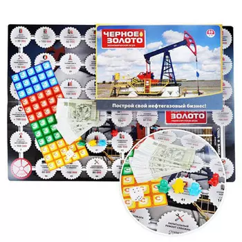 Настольная экономическая игра "Черное золото" 28х19х3,5 см