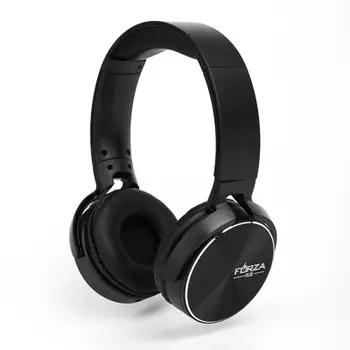 Наушники FORZA с микрофоном полноразмерные под металлик, коробка картон, 2 цвета