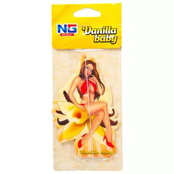 NEW GALAXY Ароматизатор бумажный Девушки, ваниль, GC Design