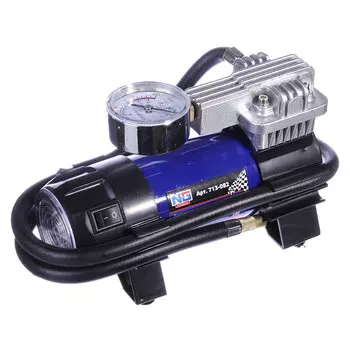 NEW GALAXY Компрессор порш. с фонарем, пит. от прикур-ля, в сумке 03.57.010, 120Вт,10кг/см2,35л/мин