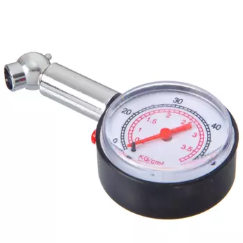 NEW GALAXY Манометр, механический, до 3.5 атм хром, в блистере