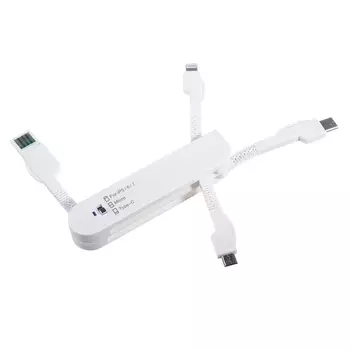 NEW GALAXY Мульти-зарядное устройство 3 в 1 (для IPhone 5 / Android/ type-C)