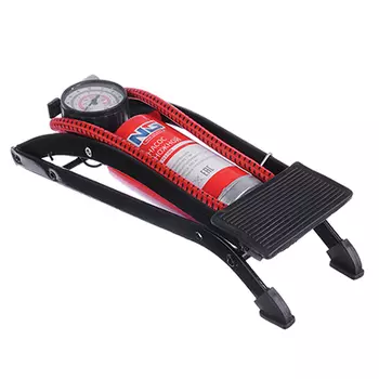 NEW GALAXY Насос ножной, манометр, 55x120мм, Стандарт