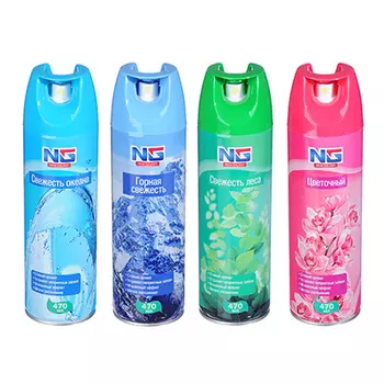 NEW GALAXY Освежитель воздуха д/дома 470мл,цветочный,свежесть леса,океан.бриз,горная свежесть