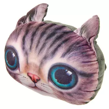 NEW GALAXY Подушка на подголовник, 28x22см, Кот-абиссин