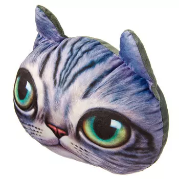 NEW GALAXY Подушка на подголовник, 28x22см, Кот-британец