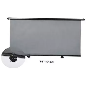 NEW GALAXY Шторка солнцезащитная роликовая на заднее стекло на присоске 90x50см, на шурупах