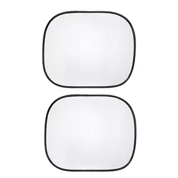 NG Комплект шторок 2шт. на боковое заднее стекло на присосках, 44x36см, черные