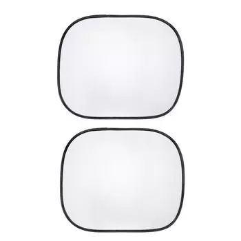 NG Комплект шторок 2шт. на боковое заднее стекло на присосках, 44x36см, черные