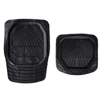 NG Набор ковров с высоким бортом 4шт, термопласт, универсальные, черные RAY