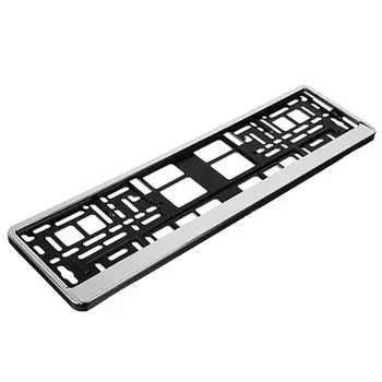 NG Рамка автомобильного номера, пластик, тиснение хром, 52,7х13,3см