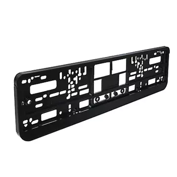 NG Рамка номерного знака, пластик, 53,6x13,1см, черная