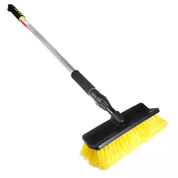 NG Щетка для мытья автомобиля телескопическая с краником под воду, 120-205см