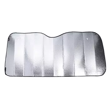 NG Шторка солнцезащитная на лобовое стекло, 145x70см, серебристая, 110035S
