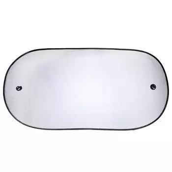 NG Шторка солнцезащитная на заднее стекло на присоске 100x50см, черная, 110078