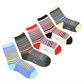 Носки детские, 70% хлопок, 30% полиамид, р-ры 14-16/16-18/18-20, 5 цветов, XMQ-15-01