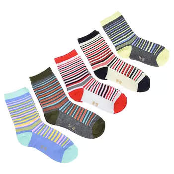 Носки детские, 70% хлопок, 30% полиамид, р-ры 14-16/16-18/18-20, 5 цветов, XMQ-15-01