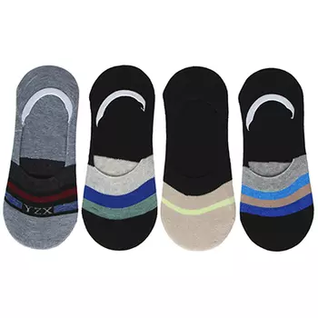 Носки мужские укороченные р-р 25-29, 85% хлопок, 10%полиамид, 5% спандекс, 4 дизайна