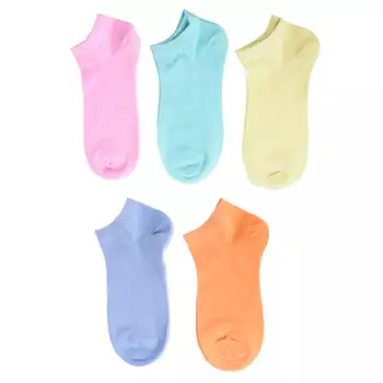 Носки женские спортивные, р-р 23-25, 80% хлопок, 15%полиамид, 5%спандекс, 5 цветов,KS-2017-8