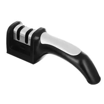 Ножеточка универсальная для черновой и финальной заточки 19х5х6 см, нерж.сталь, полипропилен