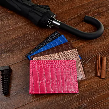 Обложка для паспорта, ПВХ, 10х14см, 5 цветов, арт.DC2016-04