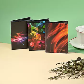 Обложка для паспорта с удерживающей резинкой, с отд. для вод.удостов, ПВХ, 13,7х9,6х0,4см, SC2016-21