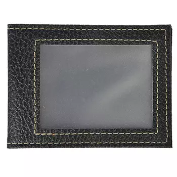 Обложка для удостоверения, натур.кожа, арт.YS31 22х8см, синий орфей-312, черный доллар-300, алый-307