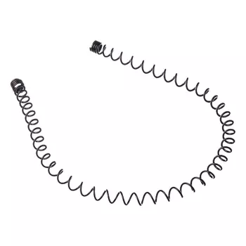 Ободок для волос, металл, 0,8 см, черный