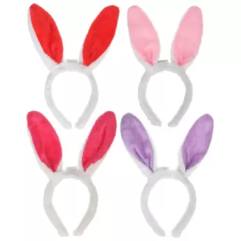 Ободок карнавальный СНОУ БУМ LED 17х29 см, 3 режима свечения, пластик, полиэстер, 4 цвета