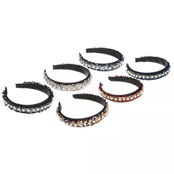 Ободок с декором BERIOTTI, 3 см, 6 цветов