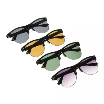 Очки солнцезащитные молодежные, пластик, сплав, 3-4 цвета, 14,3х4,6см, KC-304-416