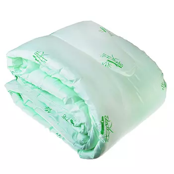 Одеяло 140х205 см "Бамбук" стеганое, облегченное 150 гр/м, полиэстер