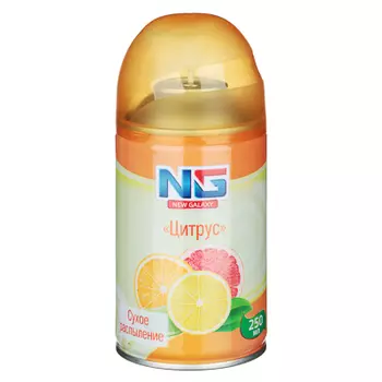 Освежитель воздуха, аромат цитрус, 250 мл, "Автоматик" NEW GALAXY