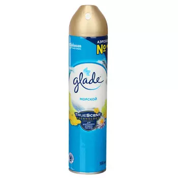 Освежитель воздуха Glade аэрозоль, Морской, 300 мл