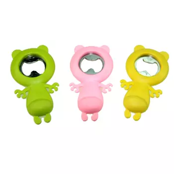 Открывалка "Забавные животные", пластик + сплав, микс