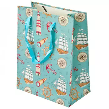 Пакет подарочный бумажный, 18х23х10 см, арт. 20001-2