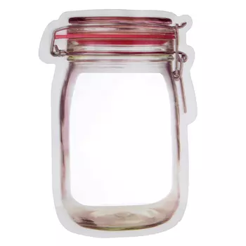 Пакеты с замком 3 шт, 280 мл, полиэтилен, "Банки"