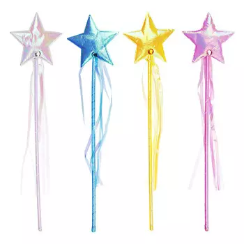 Палочка волшебная СНОУ БУМ 37х9 см, пластик, полиэстер, 4 цвета