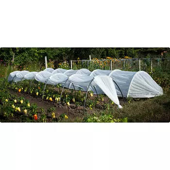 Парник "7 соток" 4м прямой 16 диаметр, укрывной материал 42, длина трубы 2,5м